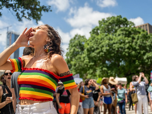 A new poll from The 19th and YouGov sheds light on how young men and women are shaped by certain historical moments and tend to diverge on issues of gender and reproductive rights. (Brandon Bell/Getty Images)