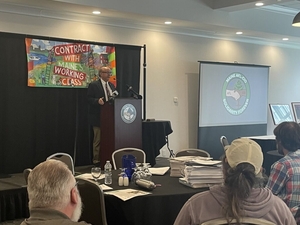 Democrats Dunlap, Pingree emphasize support for unions, labor at AFL-CIO convention