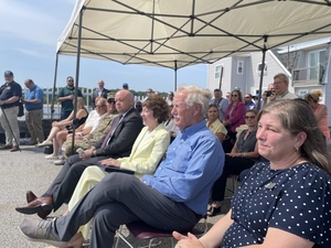 Maine delegation celebrates long-awaited Camp Ellis coastal restoration project