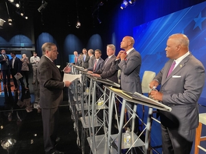 Third-party candidates decry exclusion from only debate of the governor’s race