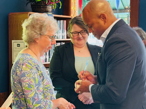 Biden’s back, Buckel’s upset, Moore signs a baseball — or a crystal ball? — in notes