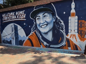 NC State offers an out of-this-world homecoming for astronaut alum Christina Koch