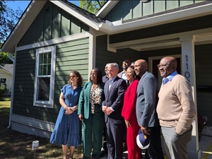 North Carolina’s governor celebrates affordable housing project that could be model for state