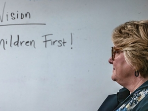 Most states temporarily house foster children in hotels, offices
