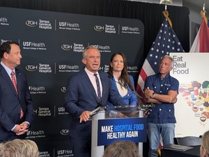 RFK Jr. comes to Tampa to roll out ‘Make Hospital Food Healthier’ pledge