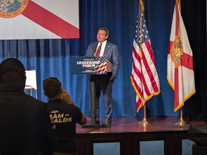 DeSantis takes victory lap with Donalds and presses him to continue his policies