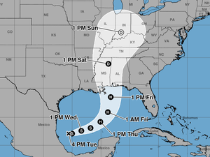 DeSantis issues a state of emergency for 25 counties as tropical depression heads toward Florida