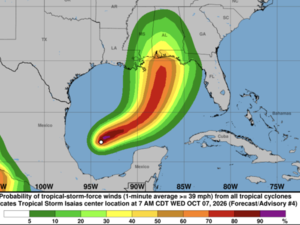 Florida government gearing up for Tropical Storm Isaias