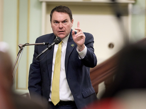 California Republicans tried to cut him off. Then he beat them from the right