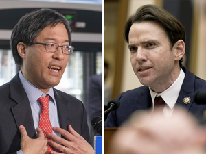 He championed vaccine mandates. Will that record help him unseat a party-shifting conservative?