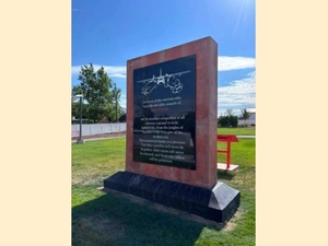 Sunset Veterans Park is now home to the image of an Air Force C-123 aircraft. Here’s why
