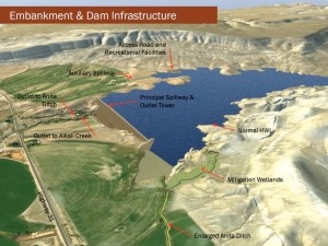 Backers of troubled Alkali Dam project threaten condemnation of private land