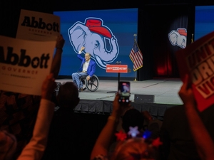 At GOP convention, Abbott vows to “demolish” Democrats, calls for crackdown on H-1B visas and Sharia law