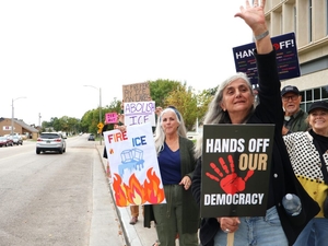 Community members protest ICE after Bismarck-area detainments increase 