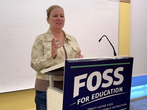Superintendent candidate Foss supports teacher bonuses as temporary fix, not long-term solution