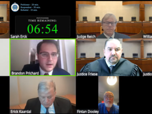 North Dakota Supreme Court justices ask why they should upend voters’ will in candidacy dispute