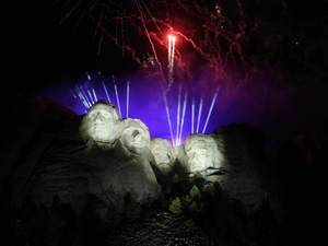 Only you — and the government — can prevent forest fires at Mount Rushmore