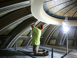 Restoration artists craft ‘the next phase of history’ in the South Dakota Capitol rotunda