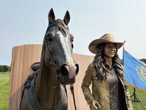 Noem ‘not planning to run’ but doesn’t rule out a political future as her statue is unveiled