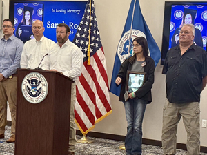 Homeland Security boss visits Omaha, talks tough on immigration, touts disaster response strides