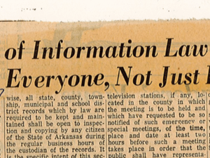 Arkansas’ open records law turns 60 next year. Let’s give FOIA the birthday it deserves.