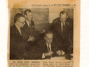 Support for Arkansas Freedom of Information Act crosses partisan divide