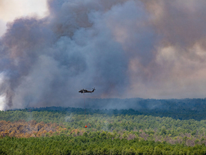 Oklahoma, Mississippi assisting with wildfire suppression in south Arkansas