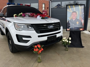 Covering a police officer killed in the line of duty 