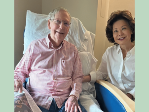 McConnell moves to a rehabilitation center after hospital stay, shares photo with wife