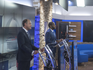 Iran, gas, AI: Barr and Booker spar in the only TV debate for Kentucky Senate this year