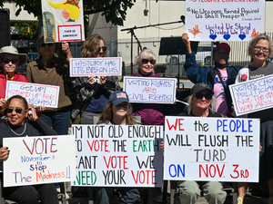 In Montgomery ‘No Kings’ demonstration encourages voter registration, turnout