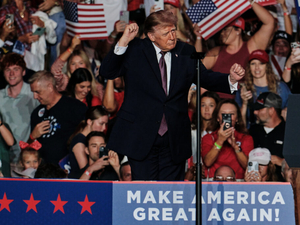 Donald Trump tells Mobile rally to ‘pretend I’m on the ballot’