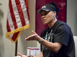 ‘It could be the edger’: USC’s Dawn Staley launches leadership program for students