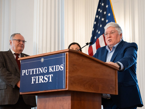 While TANF cuts loom, Morrisey considers giving money to education group linked to his donations