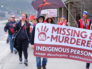 Alaskans march to honor, call for justice for missing and murdered Indigenous peoples