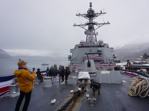 Navy warship named for Alaska statesman Ted Stevens