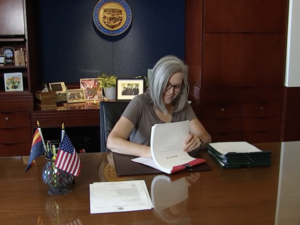 Hobbs signs $18.3B Arizona budget, calling Trump-conforming tax cuts a ‘historic’ win