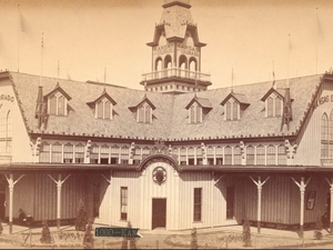A Rocky Mountain diorama represented Colorado at the 1876 Centennial Expo