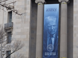 When a president settles his own lawsuit to create a fund for allies, questions arise
