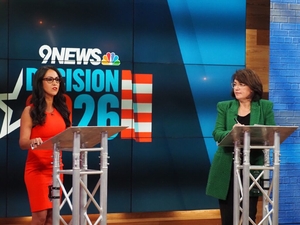 Lauren Boebert, Eileen Laubacher appear in lone televised debate ahead of midterms