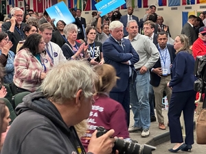 Larson tries to shift narrative to ideologies, not generations