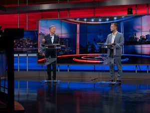 Lamont and Elliott clash, politely, in only TV debate before primary