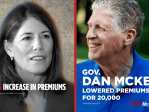 Foulkes’ healthcare record front and center in McKee’s inaugural campaign commercial