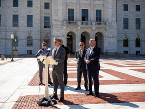 Magaziner calls a press conference to vilify his ‘J6er’ opponent. His opponent showed up.