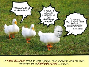 It looks like a duck and quacks like a duck. But is it subject to campaign spending limits?
