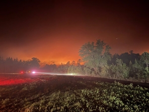 Historic Georgia wildfires continue to burn largely uncontained with no end in sight