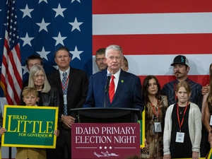 Idaho Gov. Brad Little leads Republican gubernatorial primary election 