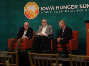 Past and present World Food Prize leaders say solving hunger brings people together