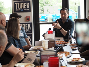 Rep. Josh Turek holds affordability roundtable, criticizes Hinson for finances