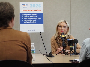 Hinson highlights support for bills to support rural cancer treatment, research in rural Iowa